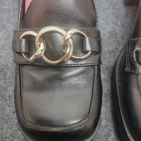 Vintage 90s Lower East Side Platform Oxford School girl chunky heel Y2K SIZE 9 - Picture 5 of 16